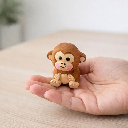 Mini Monkey Decor for Shelf or Tabletop Display