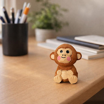Mini Monkey Decor for Shelf or Tabletop Display